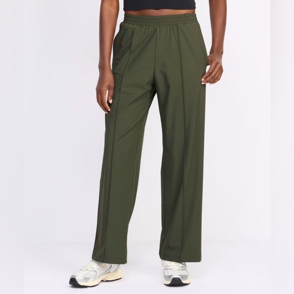 We Wander AllSet Commuter Lightweight Woven Athletic Pant Green Large NWT